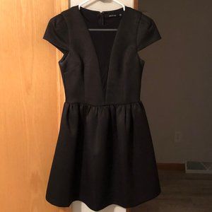 Ark & Co. black mini dress with sleeves